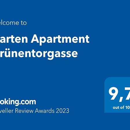 Garten Apartment Grunentorgasse Виена Екстериор снимка